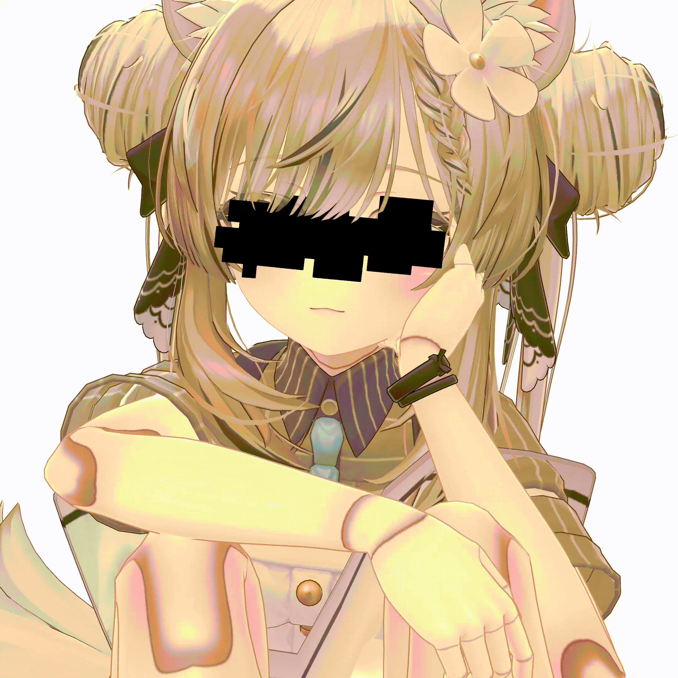 【 Anime Style Moving Blindfold 】 - 3 version / GIF