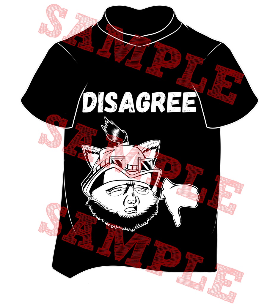disagree　Tシャツ