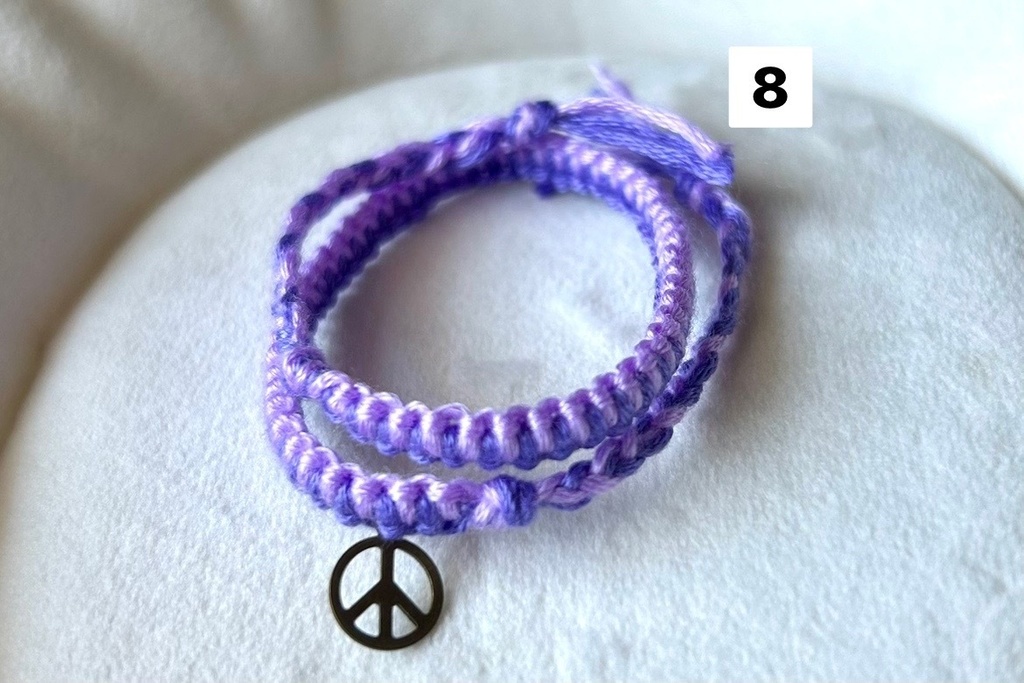 2連もkawaiiiミサンガ(手首)【💛🧡🩷❤️💜🤎】