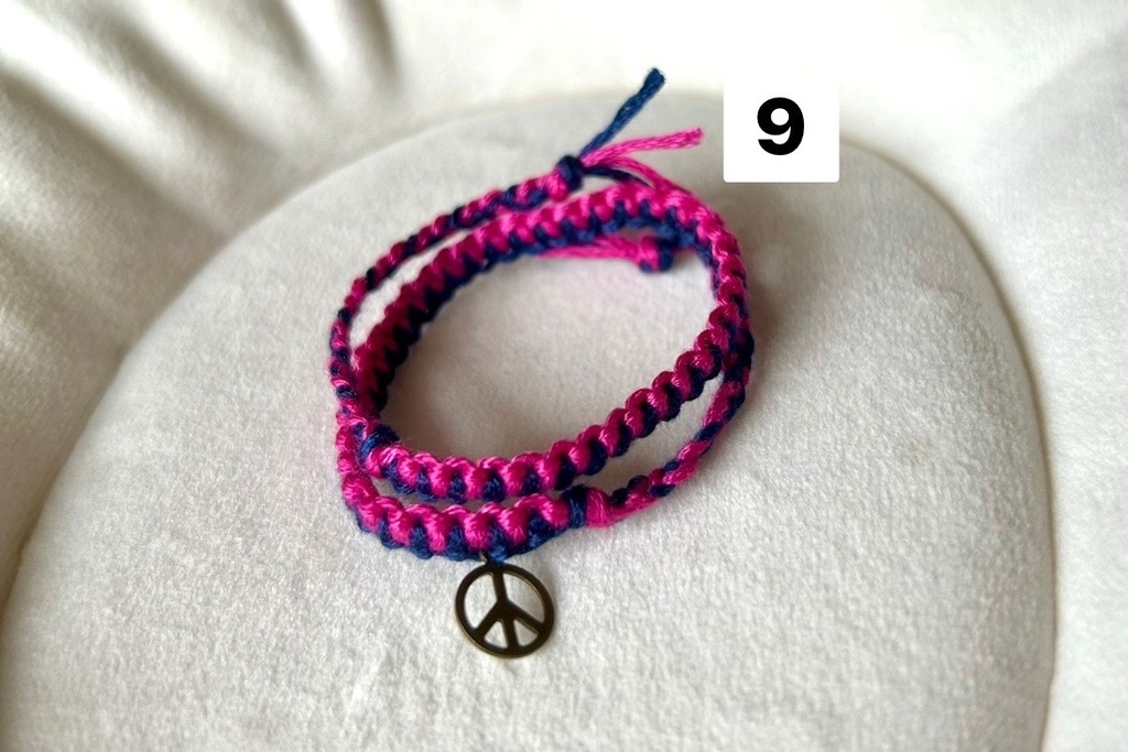 2連もkawaiiiミサンガ(手首)【複雑色】