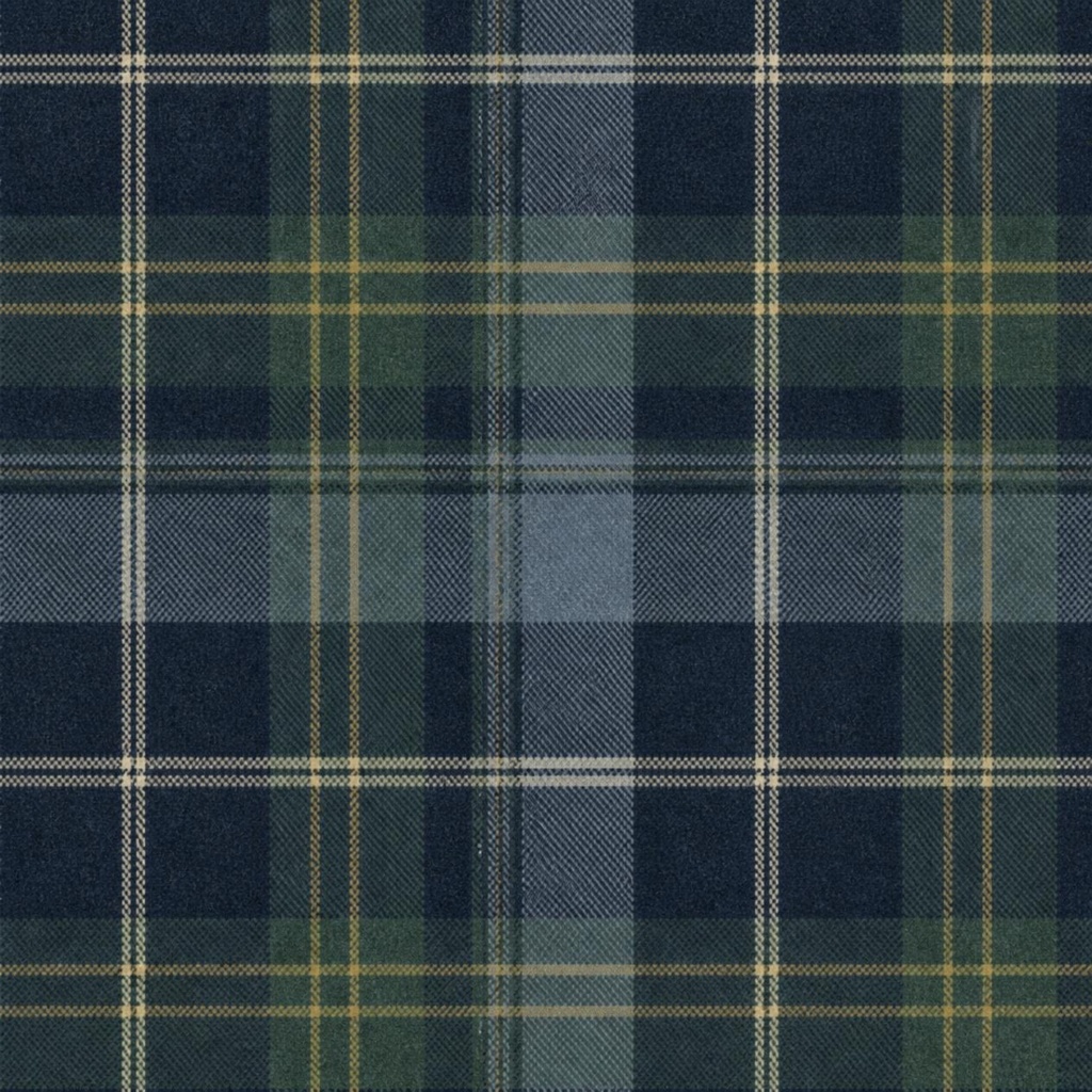 British Textile Collection|Green & Blue Tartan 5 Patterns 英国ヴィンテージ風 グリーン&ブルー タータンチェック5点セット