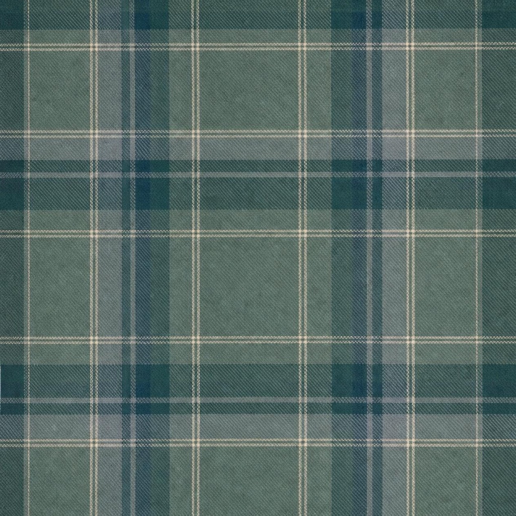 British Textile Collection|Green Tartan 5 Patterns 英国ヴィンテージ風 グリーンタータンチェック 5点セット