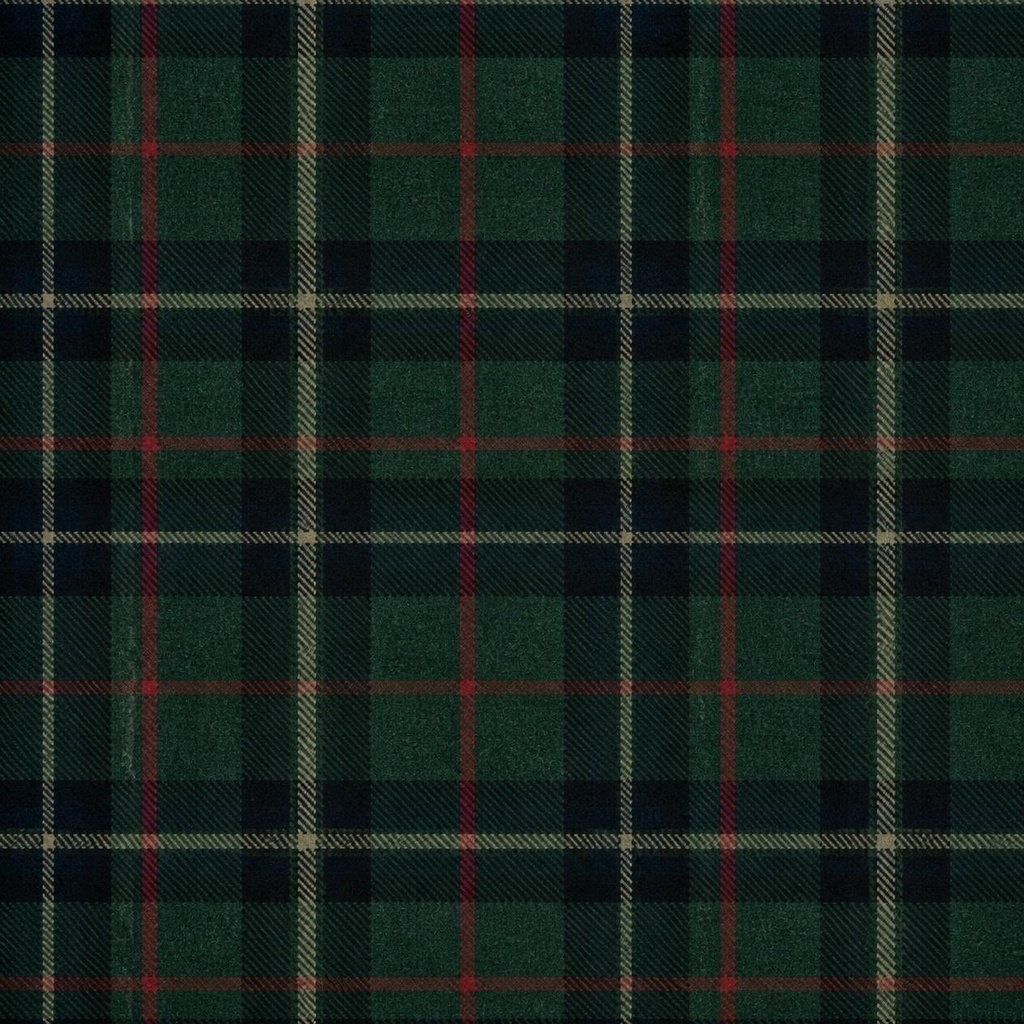 British Textile Collection｜Green Tartan 5 Patterns 英国ヴィンテージ風 グリーンタータンチェック 5点セット