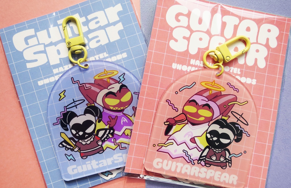 GuitarSpear 両面印刷アクキー