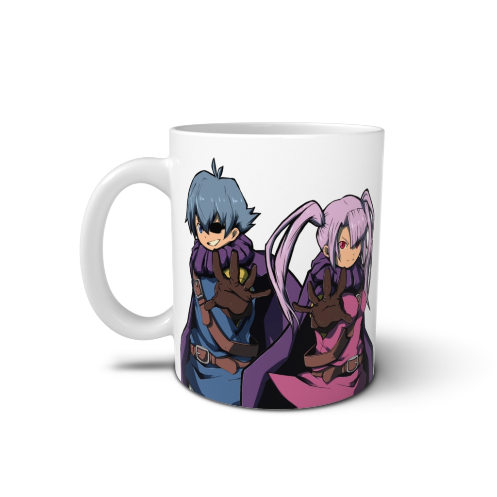 両面で談話室を味わえるマグカップ