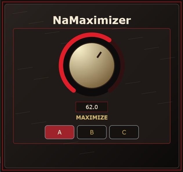 【VST3プラグイン】ワンノブ音圧マキシマイザー「NaMaximizer」