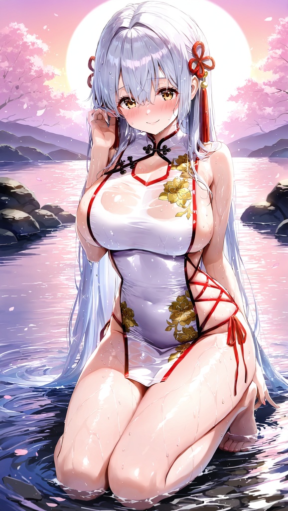 サイドオープンチャイナドレスお姉さん01