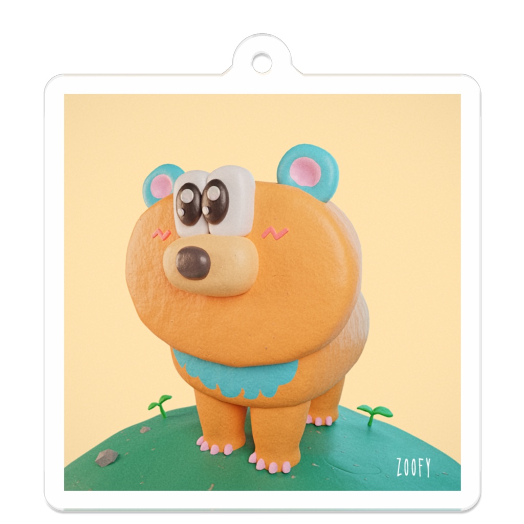 ポッチ アクリルキーホルダー