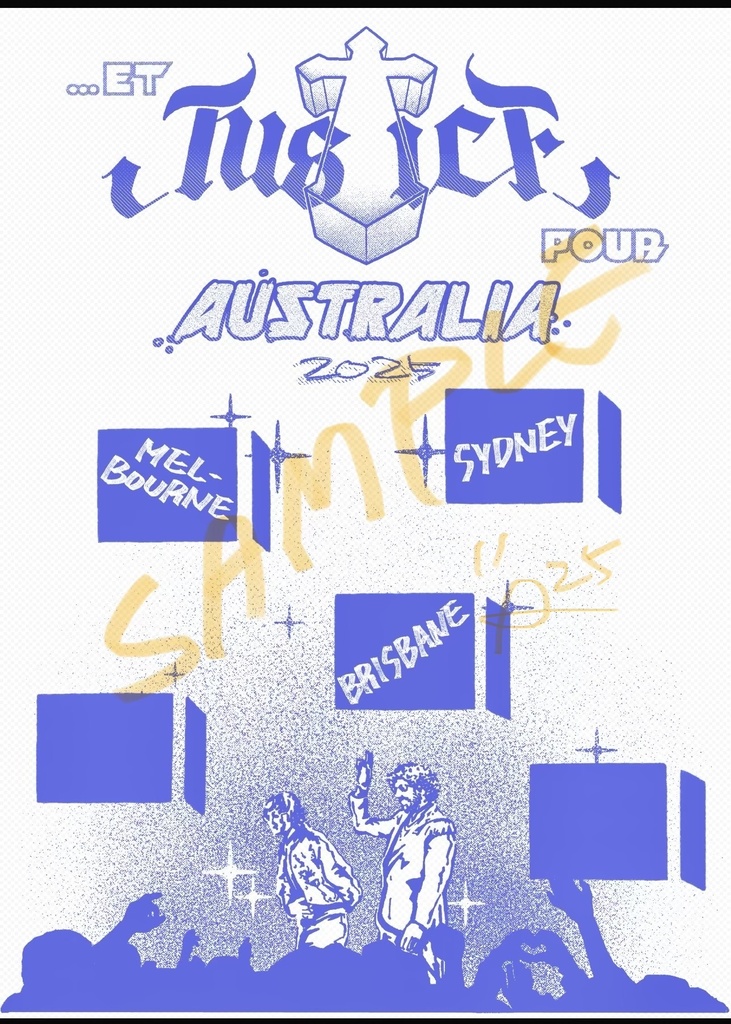 …ET JUSTICE POUR AUSTRALIA 2025 - T-shirt