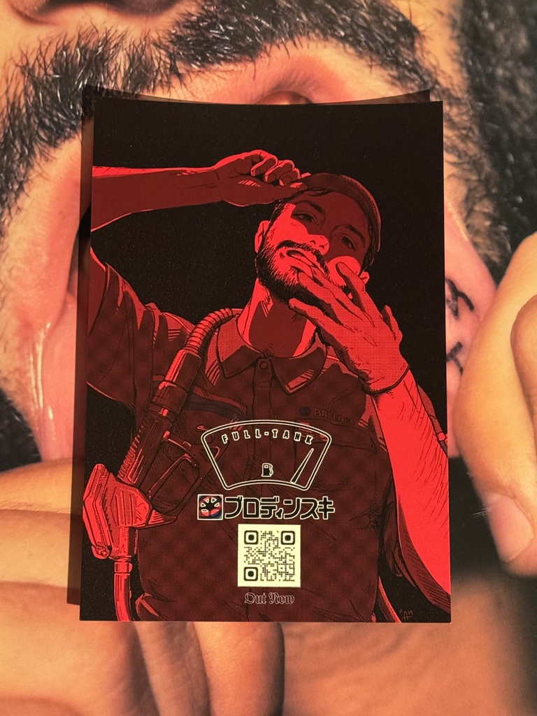 Brodinski - Full Tank postcard