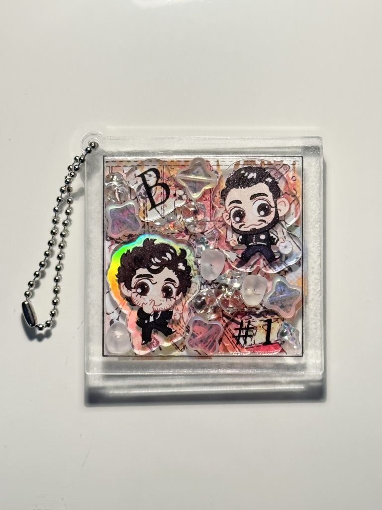 Bromance #1 Gesaffelstein & Brodinski - acrylic shaker keychain