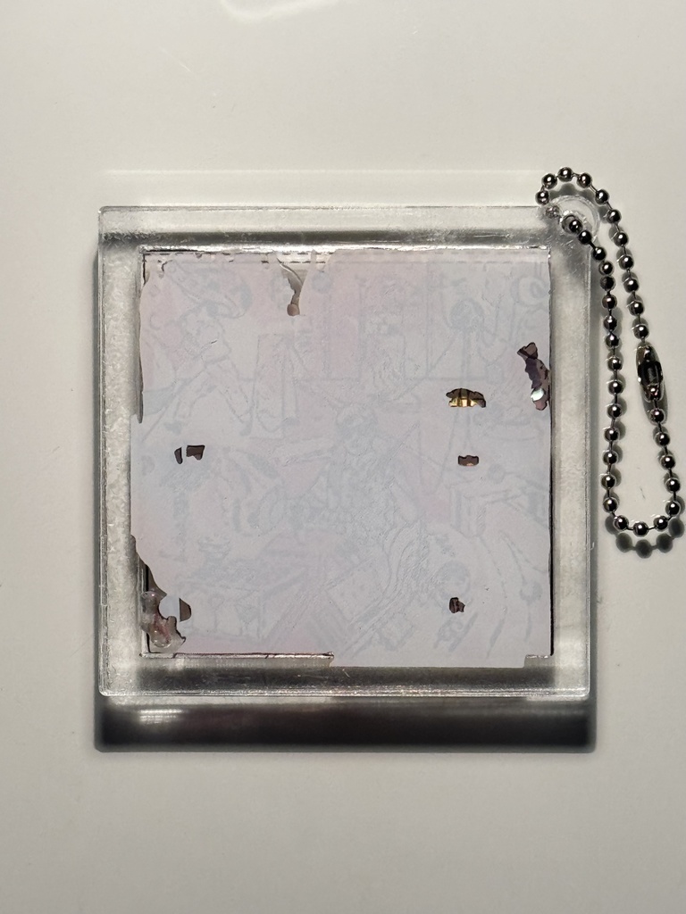 Bromance #1 Gesaffelstein & Brodinski - acrylic shaker keychain