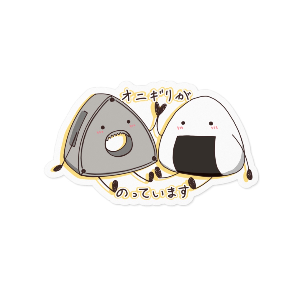 おにぎりエンジン　ステッカー