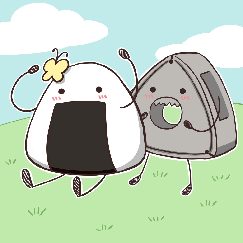 おにぎりエンジン ちょうちょ コースター