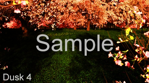 CG背景素材集(水彩スタイル)桜シリーズ-1(8Kピクセル、フルHDサイズ)