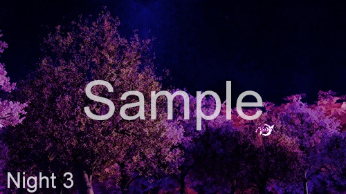 CG背景素材集(水彩スタイル)桜シリーズ-1(8Kピクセル、フルHDサイズ)