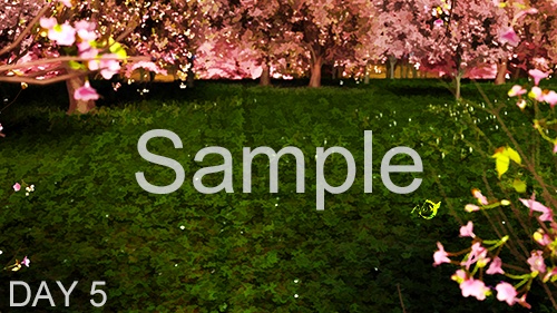 CG背景素材集(水彩スタイル)桜シリーズ-1(4Kピクセル、HDサイズ)