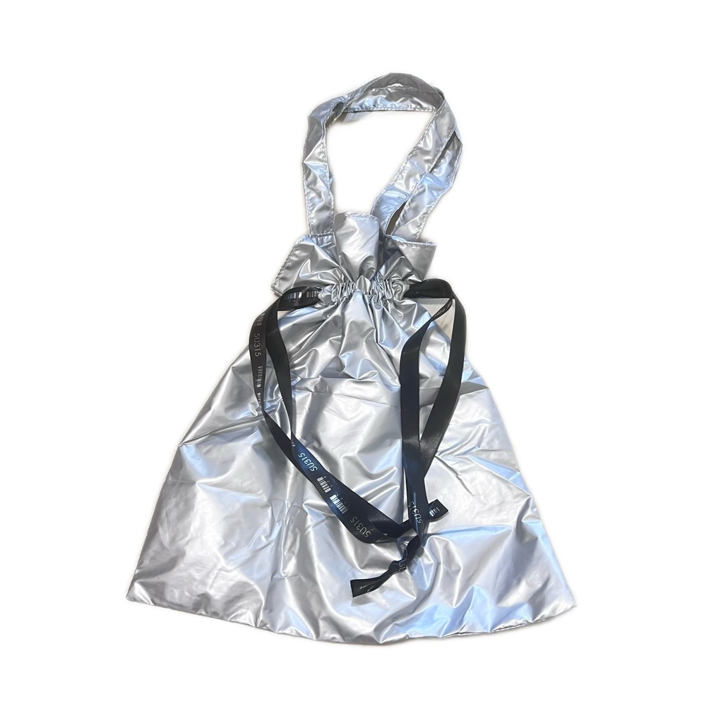 マットシルバーエコバッグ
