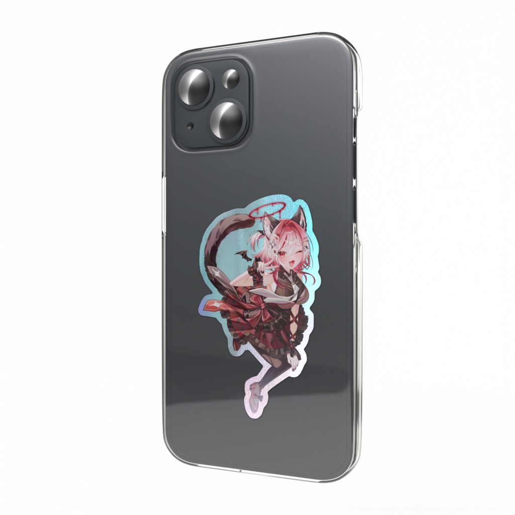 悪魔オーロラステッカー