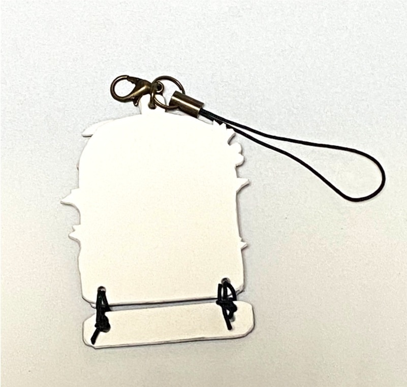 オニオオハシ:チャーム(根付、英名付き)