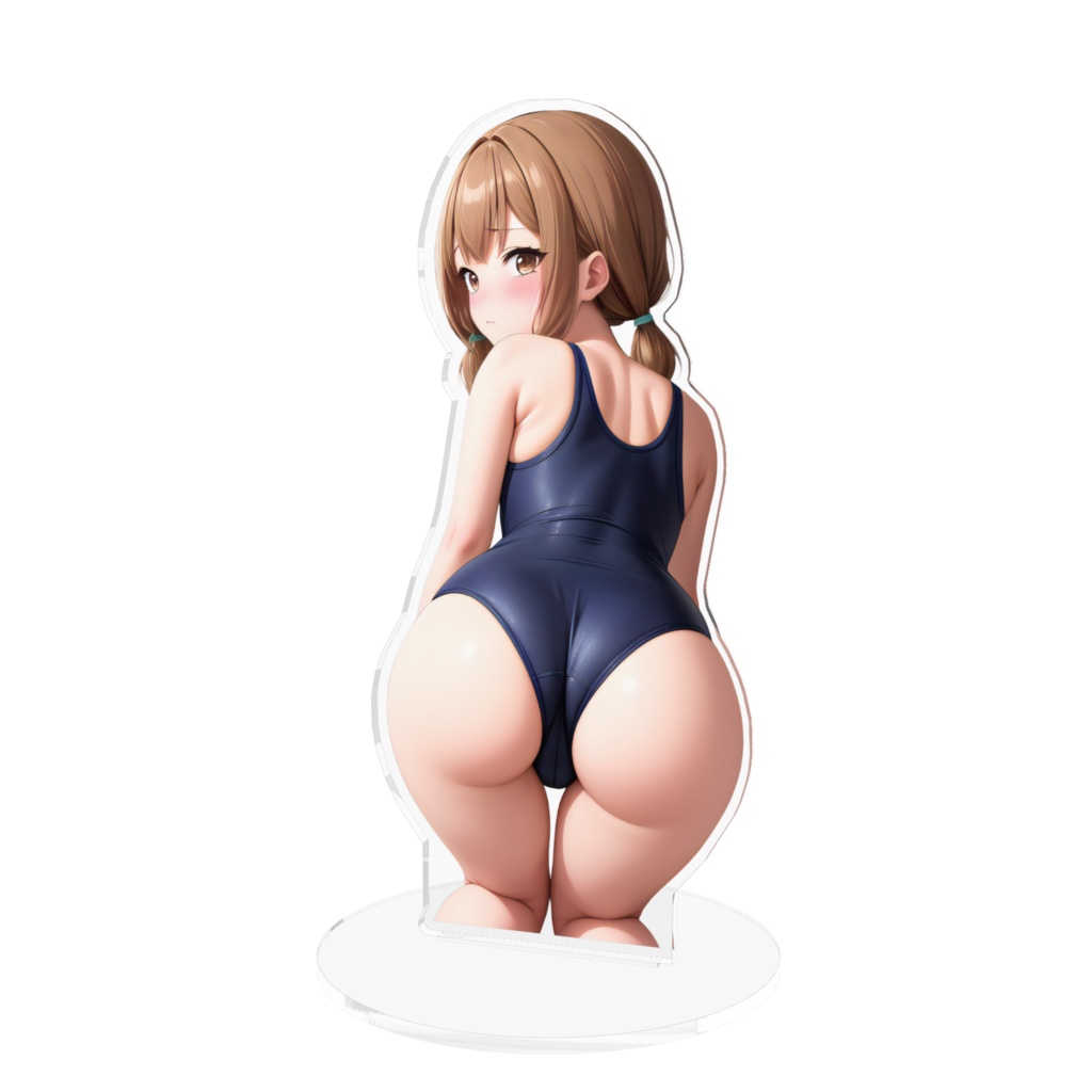 スク水ローツインテちゃんアクリルフィギュア(大)