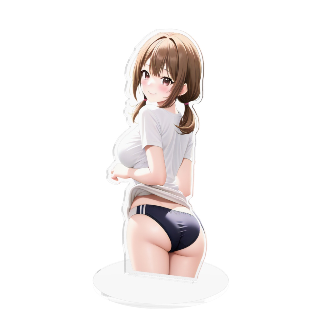 ブルマローツインテちゃんアクリルフィギュア(大)