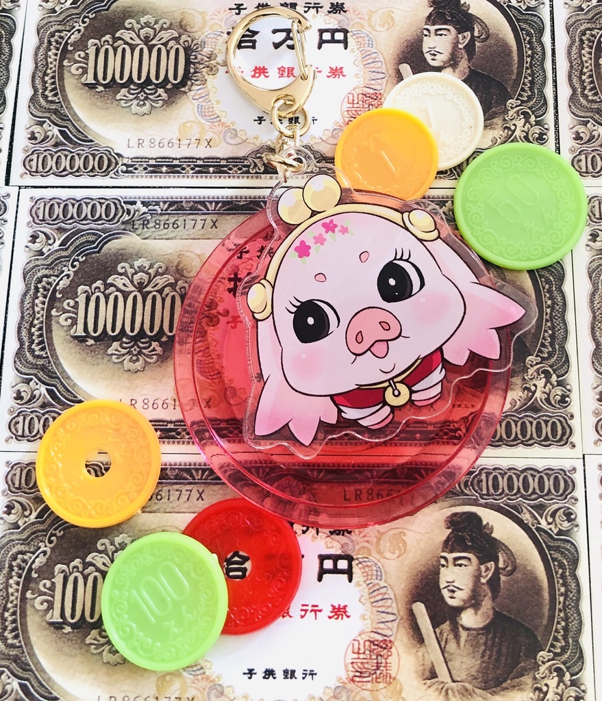 【豚】アクリルキーホルダー【HRB】