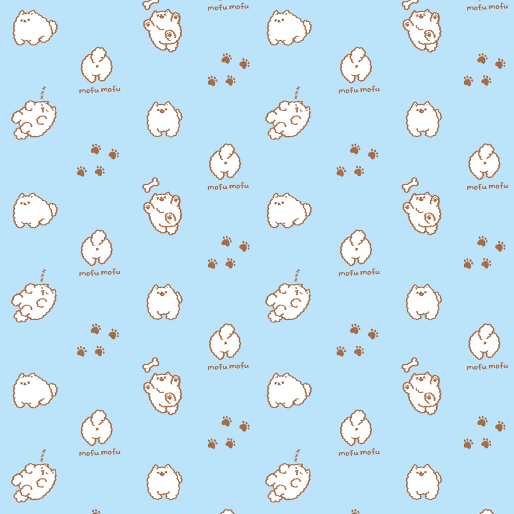 ポメ柄のiPhoneケース