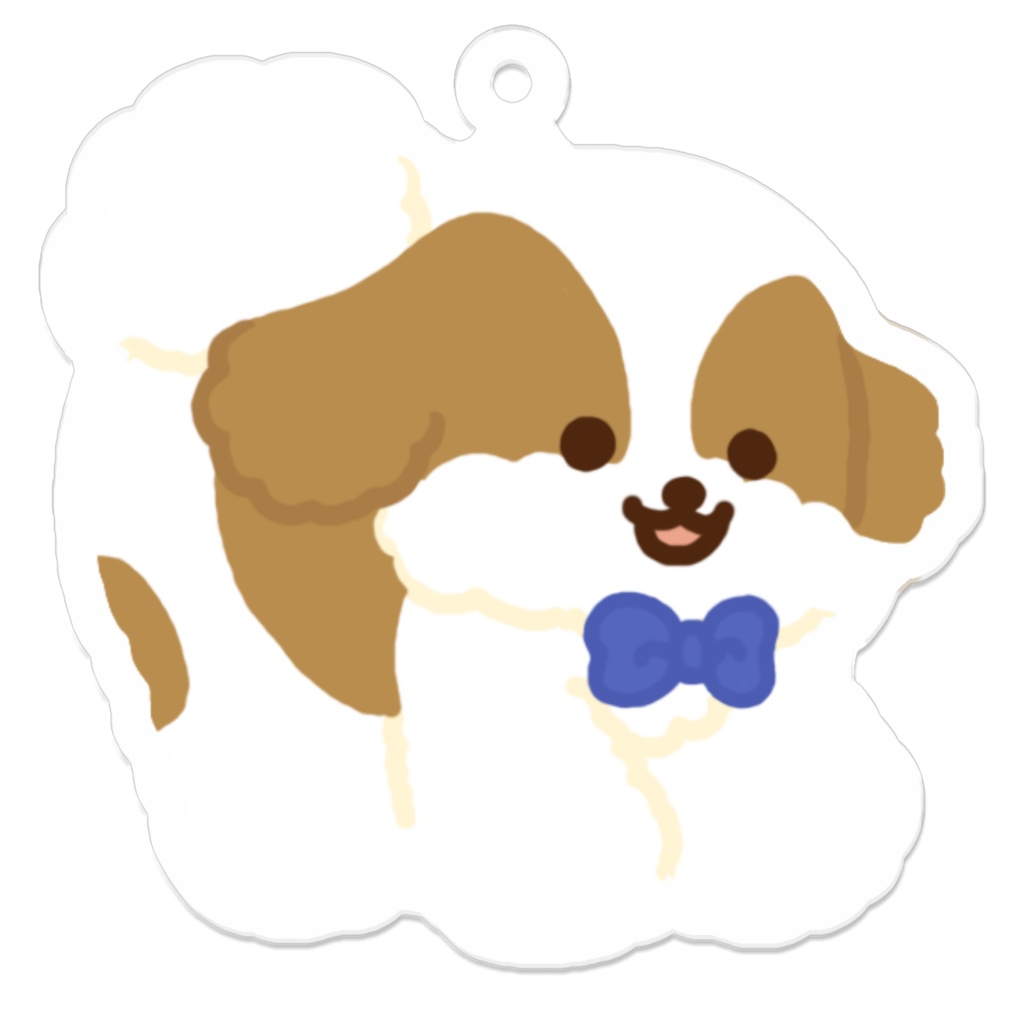 シーズーのアクリルキーホルダー