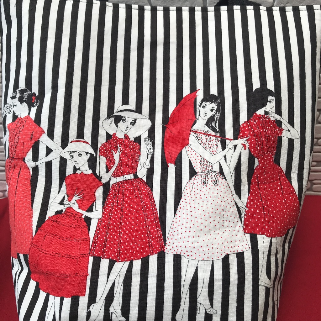 中原淳一レトロガール トートバッグ