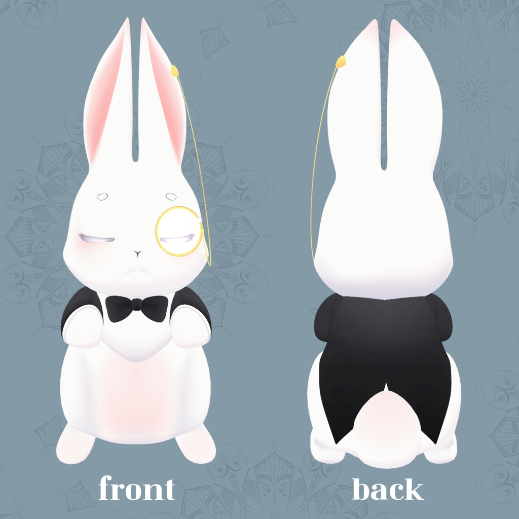 タキシードウサギ(tuxedo bunny)