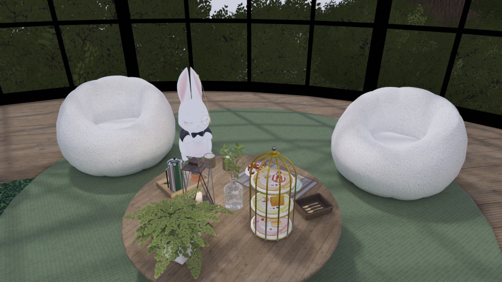 タキシードウサギ(tuxedo bunny)