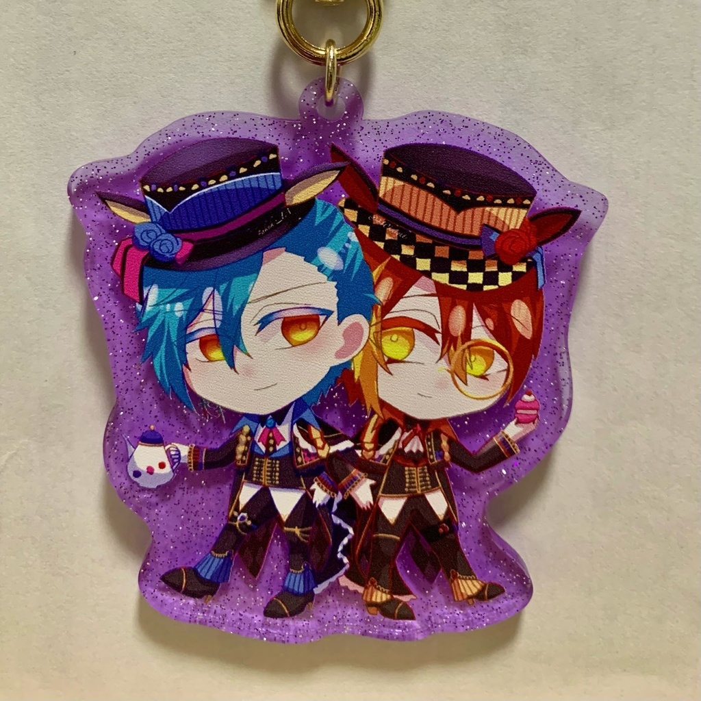 【非公式】ワンダーランド衣装2階ペアアクキー【aknkグッズ】