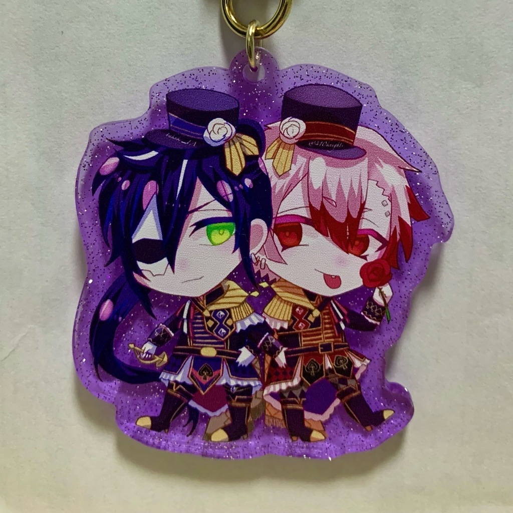 【非公式】ワンダーランド衣装2階ペアアクキー【aknkグッズ】