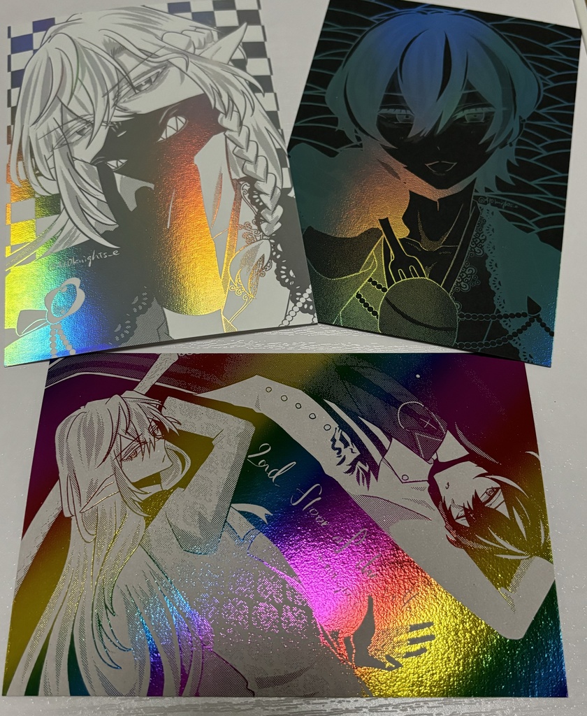 【非公式】キラキラポストカード【aknkグッズ】