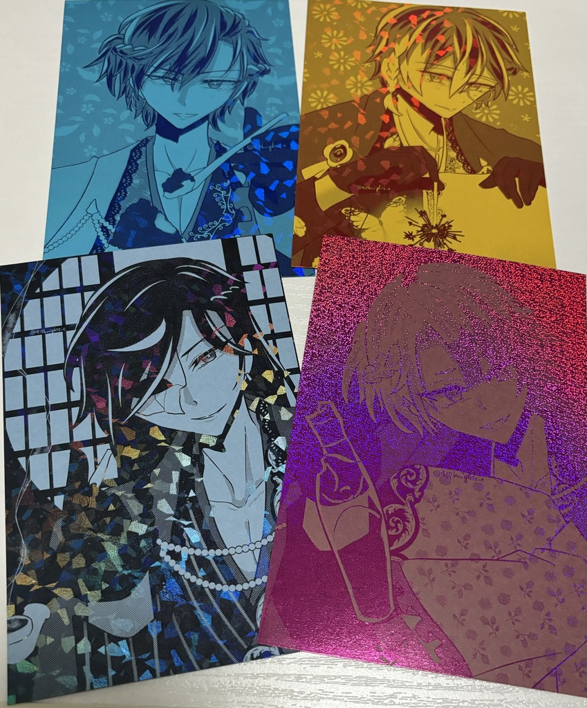 【非公式】キラキラポストカード【aknkグッズ】