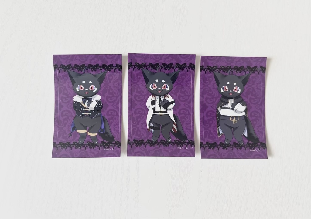 【非公式】ムーの🐏コスICカードステッカー【aknkグッズ】