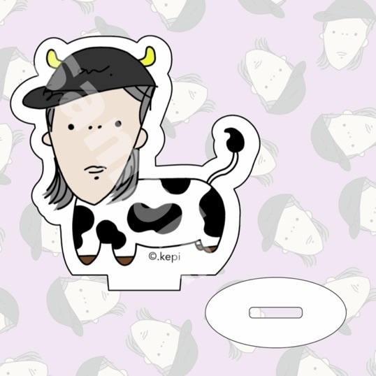 けぴうし 干支アクリルスタンド(うし)