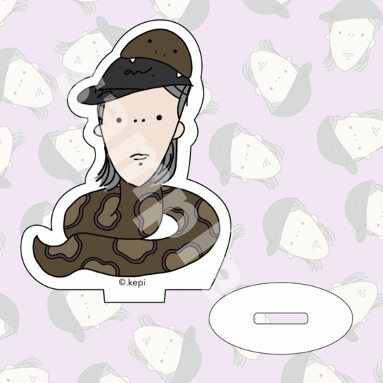 けび 干支アクリルスタンド(へび)