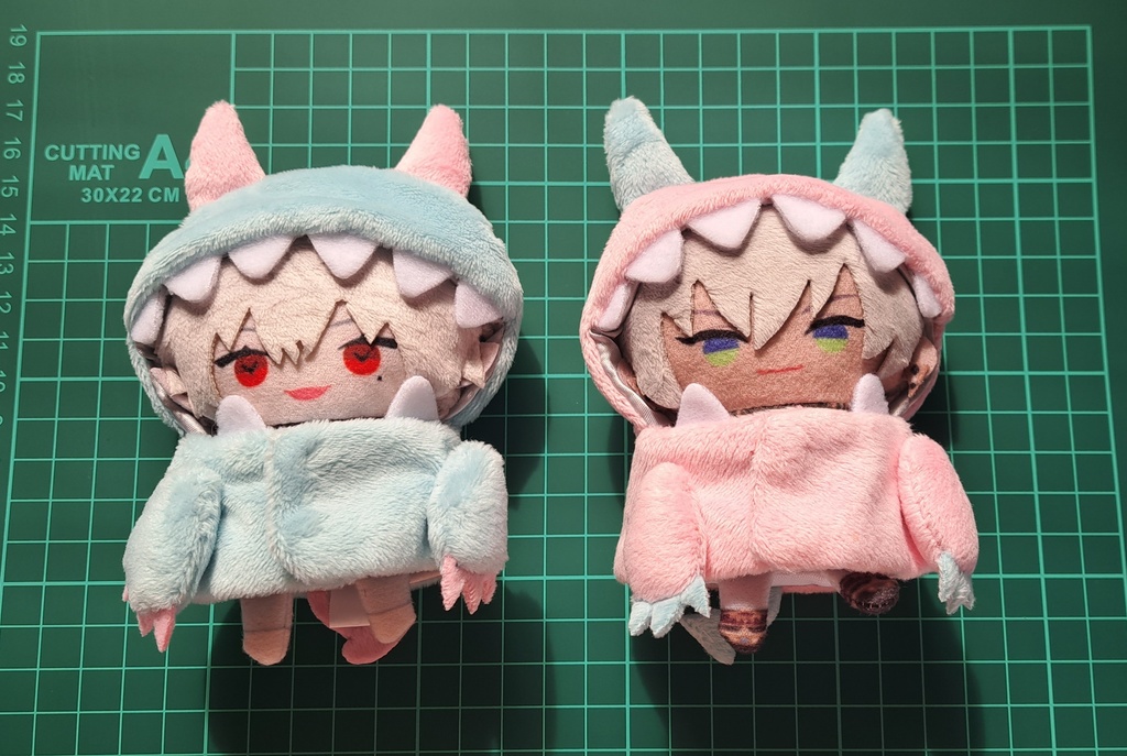 悪魔なフード付ポンチョ服(にじぱぺっと用)