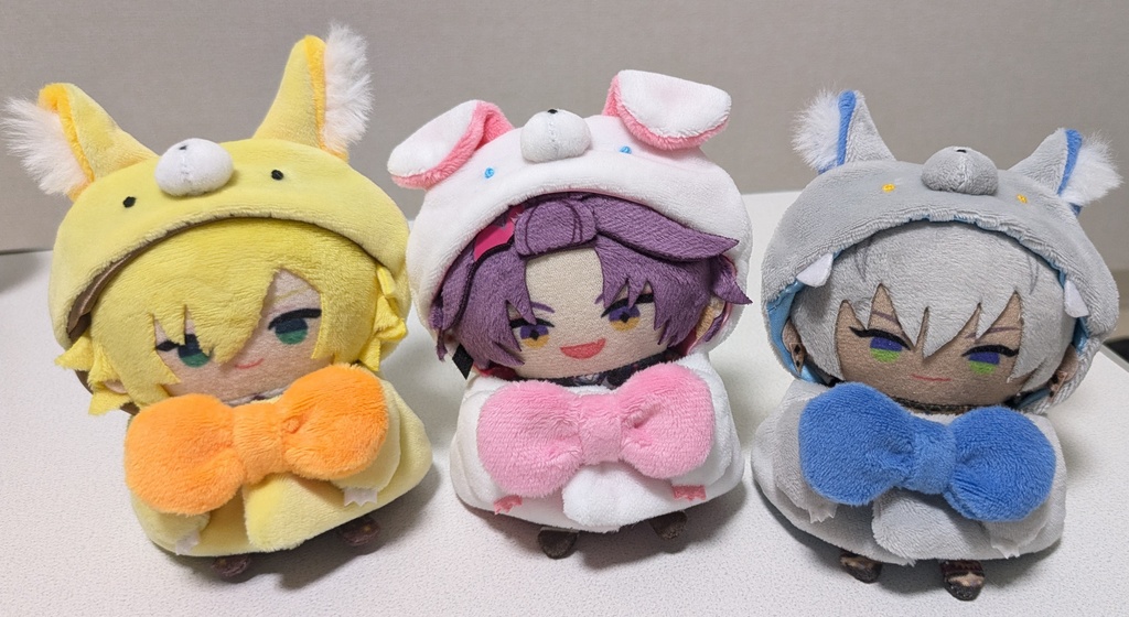 アニマルなフード付きポンチョ(にじぱぺっと用)