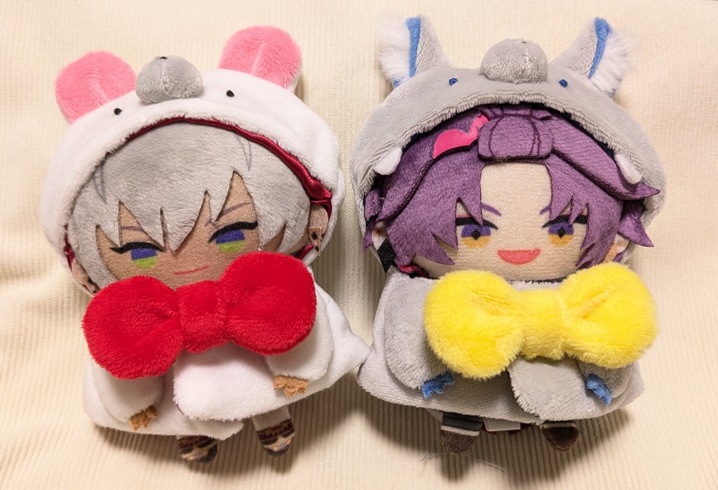 アニマルなフード付きポンチョ(にじぱぺっと用)