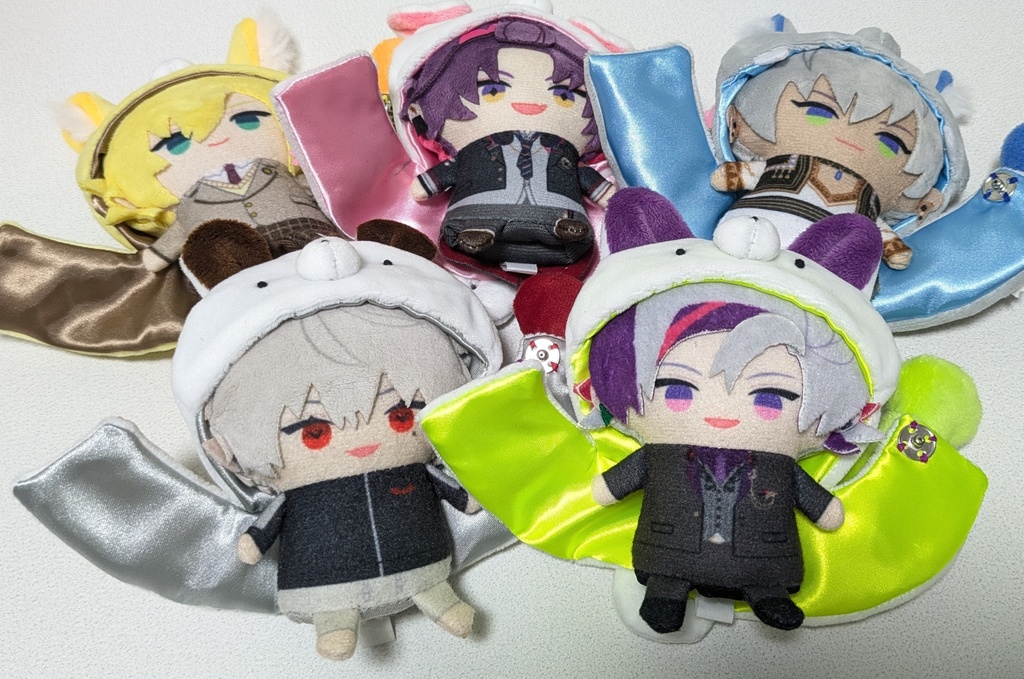 アニマルなフード付きポンチョ(にじぱぺっと用)