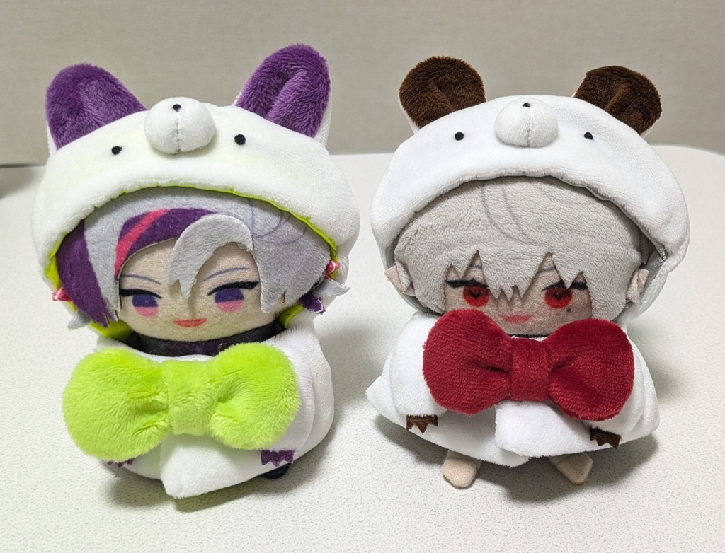 アニマルなフード付きポンチョ(にじぱぺっと用)