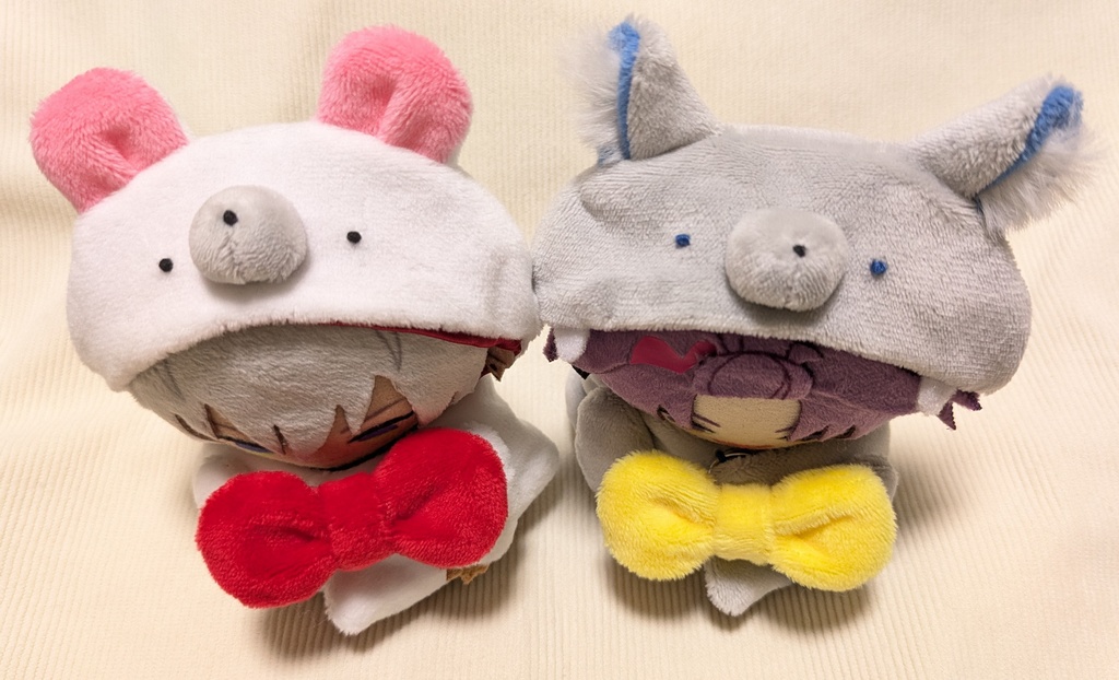 アニマルなフード付きポンチョ(にじぱぺっと用)