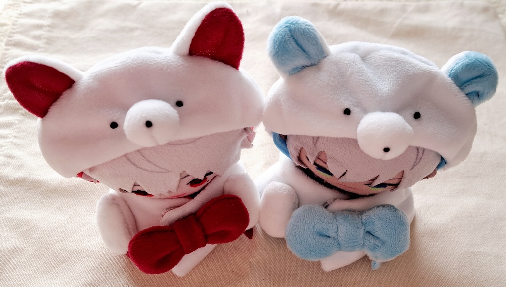 アニマルなフード付きポンチョ(にじぱぺっと用)