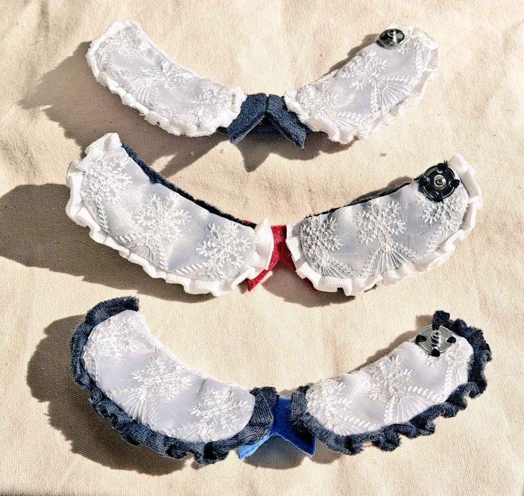 つけ襟風フリル付きポンチョ(にじぱぺ・にじぬい共用)