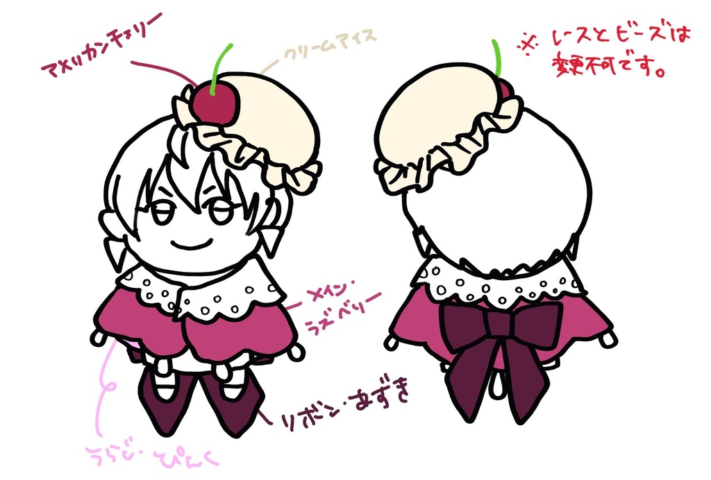 クリームソーダな服