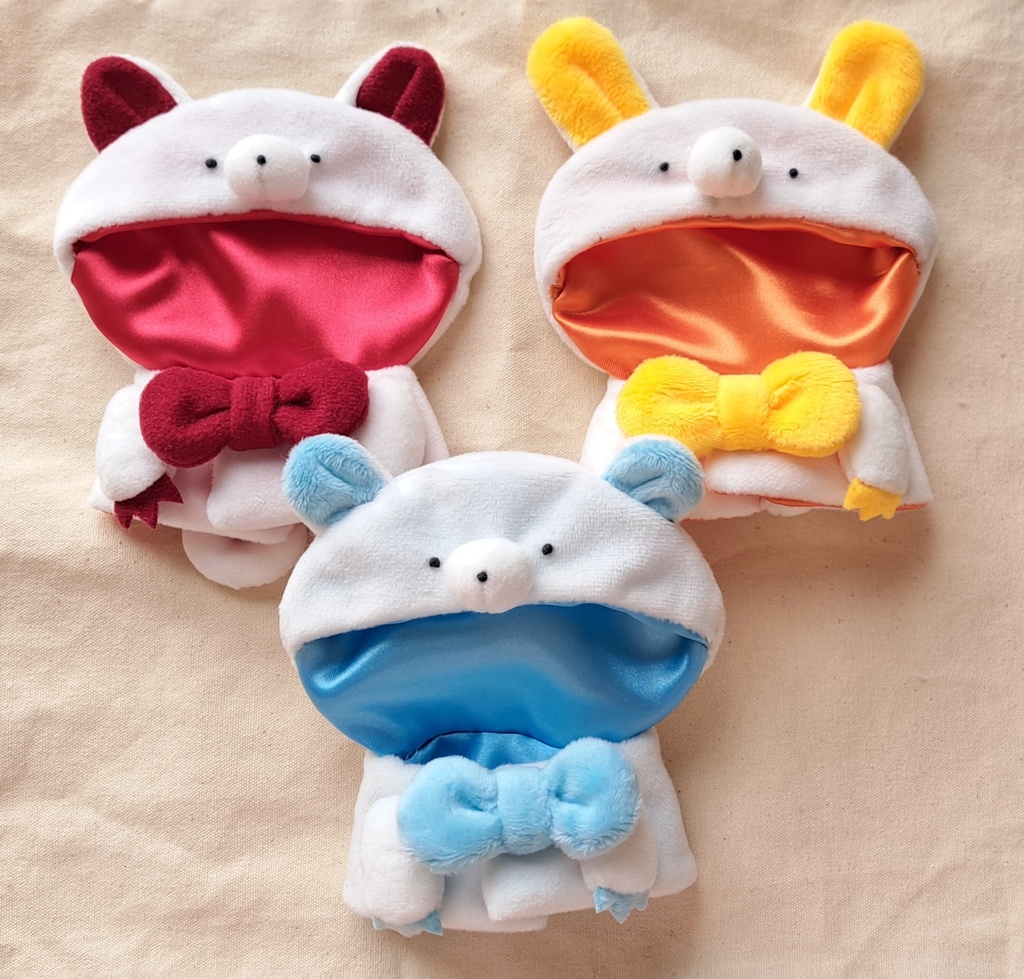 もっと!アニマルなフード付きポンチョ