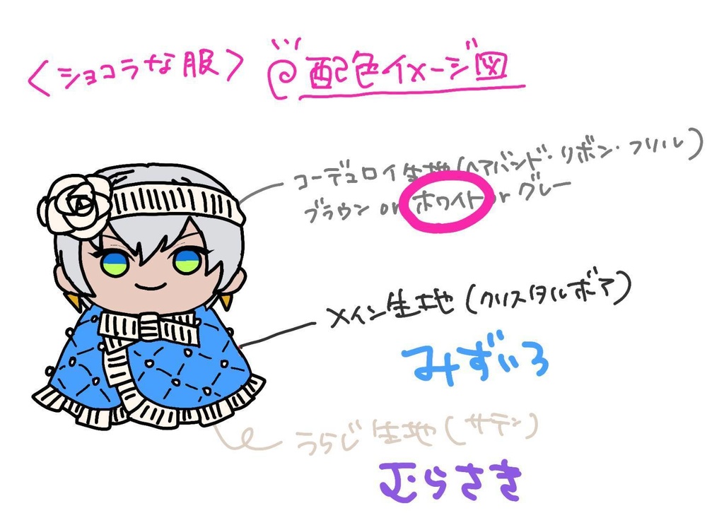 ショコラな服セット